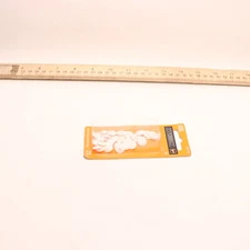 (25-Pk) Everbilt # 2 Phillips Flat-Head Screw Cover White 610182