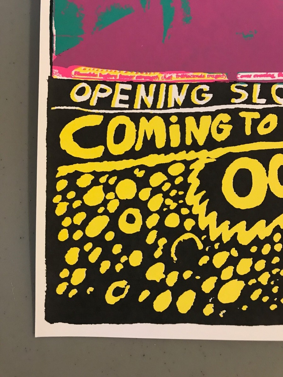 【激レア】FLAMING LIPS 1994年ライブポスター オリジナル Flaming Lips Candlebox Tour 1994 Ultra Rare Limited Edition