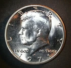 1971 D KENNEDY HALF DOLLAR FROM UNCIRCULATED US MINT ROLL
