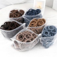 50pcs Women Girls Basic Hair Bands 4cm Simple Solid Colors Elastic Headband