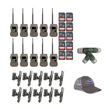 Cuddeback CuddeLink Wireless Trail Camera Mount SD Card Bundle 10 Pack Hunting