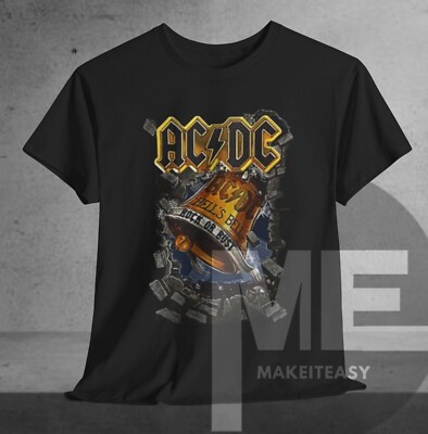 AC/DC Hell's Bells Hard rock band T-shirt Tee fan shirt gift