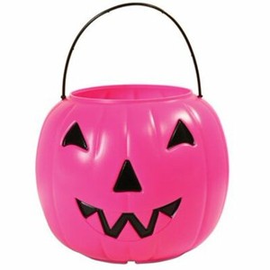 Halloween Pumpkin Candy Bucket - Pink | eBay