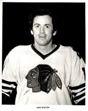 CGE4 Original Photo MIKE WALTON 1978-79 CHICAGO BLACKHAWKS CENTER NHL HOCKEY