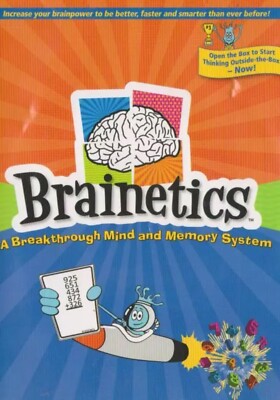 Brainetics DVD breakthrough mind memory system, kids brain power tools! DVD 1-7