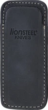 LionSTEEL Vertical Blue Leather Knife Sheath 900FDV3BL