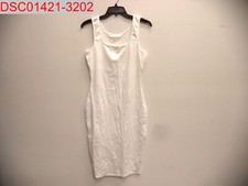 Lagshian Women White Sexy Bodycon Tank Sleeveless Midi Club Dress L X001THGI8H