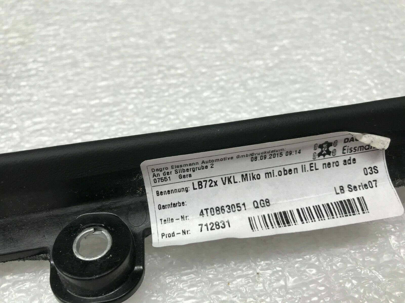 LAMBORGHINI HURACAN 610 580 DRIVER LEFT CENTER CONSOLE PANEL TRIM OEM 4T0863051