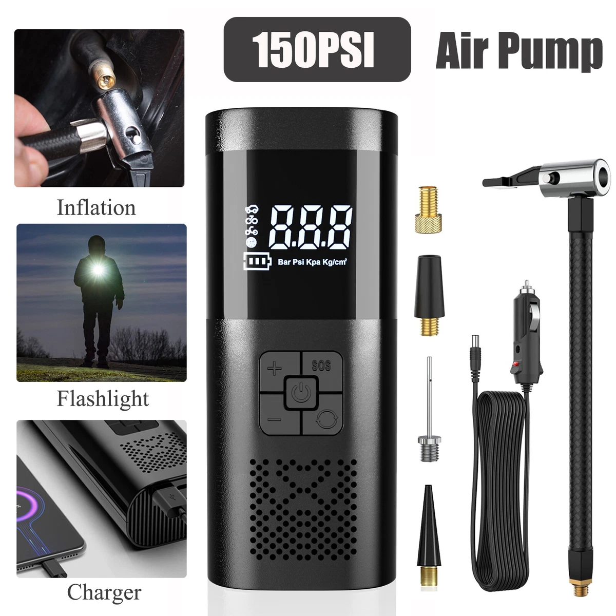Cordless bike deals tire inflator