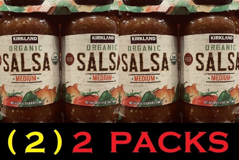 Kirkland Signature ORGANIC SALSA Medium - ( 2 ) 2 PACKS - 38 Kirkland Signature ORGANIC SALSA Medium - ( 2 ) 2 PACKS - 38