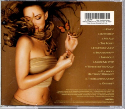 Mariah Carey CD, Columbia Records , 1997, CK-67835, Butterfly ~ NM