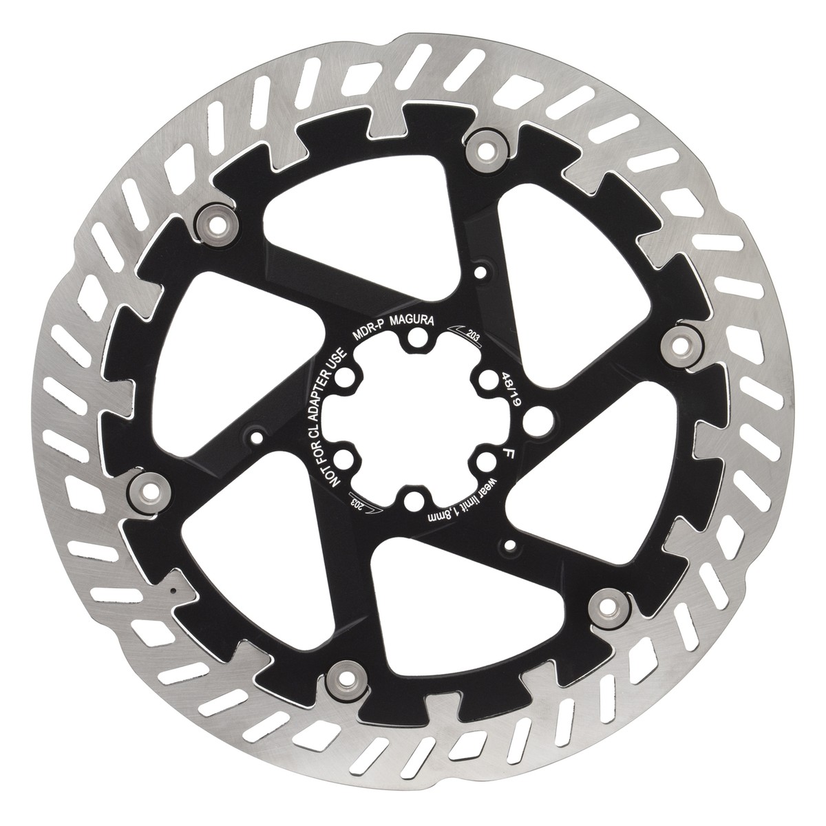 Disque De Frein Magura MDR-P 203mm - Silver - Haute Performance Pour Vélos De Route Et VTT