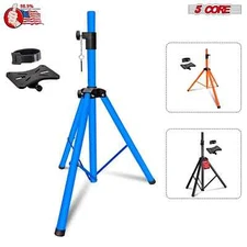 5Core Speaker Stand Adjustable Heavy Duty 4Ft PA DJ Tripod Studio Monitor Stands