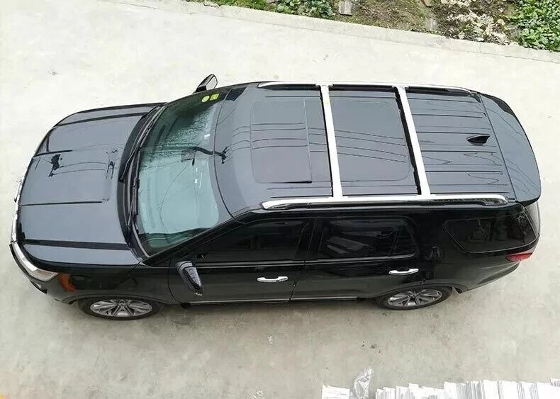 Barras transversales de 2 piezas para portaequipajes Lincoln Navigator 2007-2017 barras de carga Foto 3 de 4