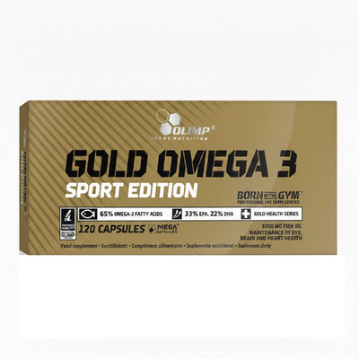 GOLD OMEGA 3 SPORT EDITION - 90-210 Caps - EPA DHA Heart Health Brain Function