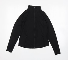 Womens UK Size XS Primark Black Full Zip Sweatshirt