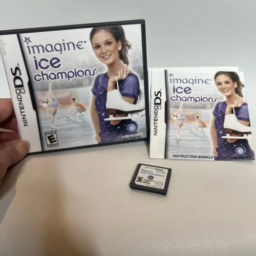 Imagine Ice Champions (Nintendo DS, 2009) CIB Complete w/ Manual Tested