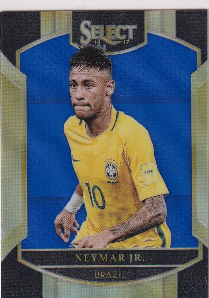 2016-17 Panini Select Terrace Base Blue Parallels Neymar Jr. 159/299 Brazil