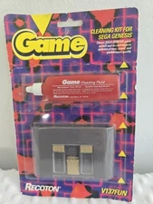 Vintage Sega Genesis Cleaning Kit for Console and Cartridges Recoton V137 NIB 