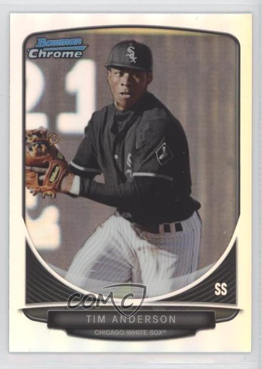2013 Bowman Draft Draft Picks Chrome Refractor Tim Anderson #BDPP13 1p5