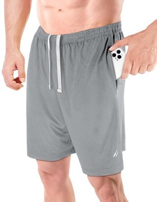 NY Threads Men's Athletic Shorts Quick Dry Loose-Fit Lightweight Running...