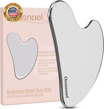 Stainless Steel Gua Sha Facial Tools, Lymphatic Drainage Massager for Face, Face