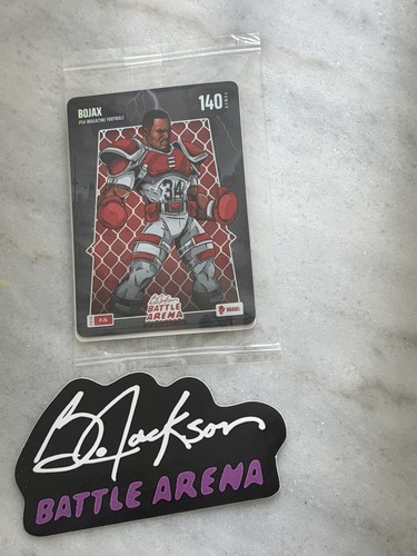 2026 Battle Arena Brawl #P-24 Bojax Sealed PSA Promo Pack Red Foil & Sticker