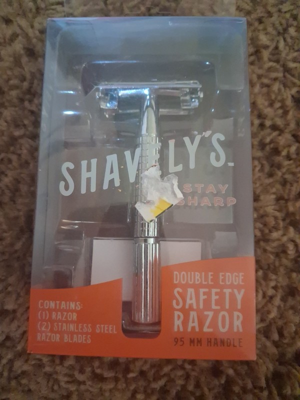 Shavelys stay sharp double edge razor - 95 MM Handle New Unopened 