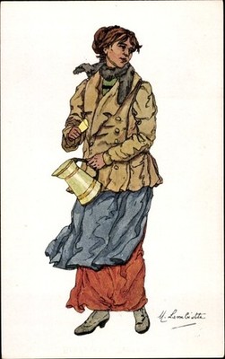 Künstler Ak Lambiotte, M., Bruxelles Brüssel, Types vus, Hiver... - 4078195