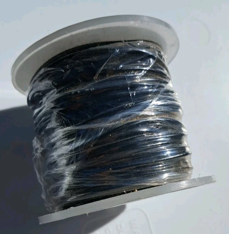 5857 BK005Wire, Conexión, PTFE, Negro, 18 AWG, 19 x 30 AWG, 100 ft Foto 2 de 4