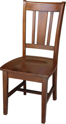 Elegant Solid Wood San Remo Splatback Dining Chairs - Set of 2