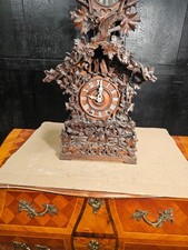 FUSEE 8 day LARGE Antique black forest cuckoo clock for restore working BEHA