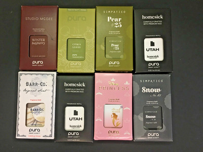 PURA Smart Diffuser Refills MANY Scents U Pick Pear Utah Barr Ariel Snow