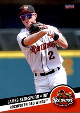 2014 Rochester Red Wings Choice #2 James Beresford Mount Waverly Australia Card