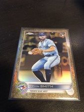 2022 Kevin Smith Topps Chrome Gilded Gold Etch Refractor Rookie /99