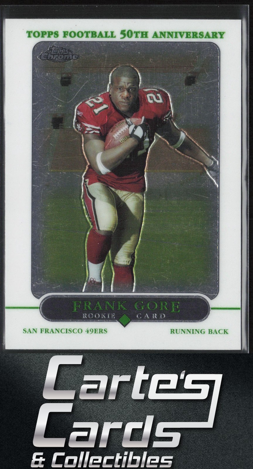 Frank Gore 2005 Topps Chrome #177 San Francisco 49ers RC Rookie