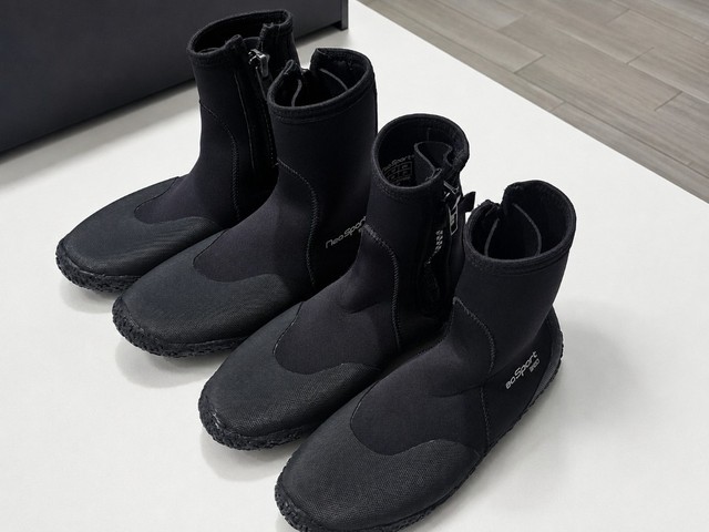 Neosport 3mm Hi Top Zipper Boots