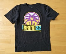 WNBA LA SPARKS #22 CAMERON BRINK  Size Large BLACK T SHIRT