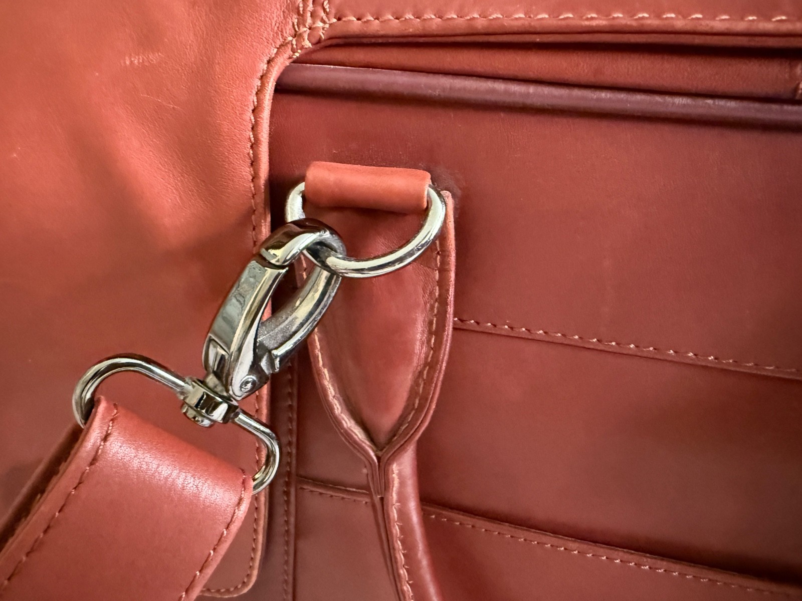 Executive Technical Briefcase Brown Leather with … - image 9