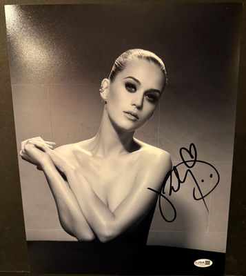 Katy Perry Nude Covered Prism Singer Signed 11x14 Photo