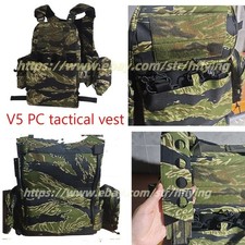 Quick Release MOLLE V5 PC Plate Carrier Set with Elastic Waistband Triple Mag Po