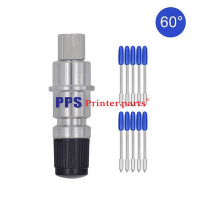 5Pcs 60° Graphtec+Graphtec Blade Holder CB15 Blades Vinyl Cutter Cutting Plotter