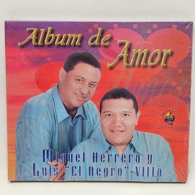 Miguel Herrera Luis El Negro Villa Album de Amor CD Colombia Vallenato New