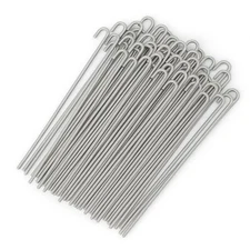 Chain Link Fence Ties Hot-Dip Galvanized Steel Fence Ties 100 Packs, Heavy Duty