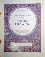 POSTERS 1930s British & Dominions School of Drawing Course Bk #23 Frank Newbould