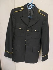 Defense Logistics Agency Jacket Coat Army Blue 450 Men's Poly/Wool 33RC Buttons