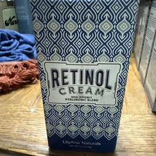 LilyAna Naturals Retinol Cream High Potency Hyalurronic Blend 1.7 oz 