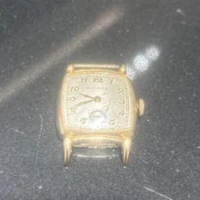VINTAGE 1949 BULOVA 10K GOLD FILLED WRISTWATCH ORIGINAL Not Running