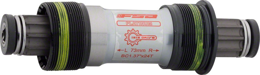 Нижний кронштейн FSA Platinum ISIS Bottom Bracket BSA 73x113 мм Герметичные картриджные подшипники 14590₽