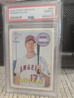 2018 Topps Heritage High Number base Shohei Ohtani rookie card RC #600 PSA 10